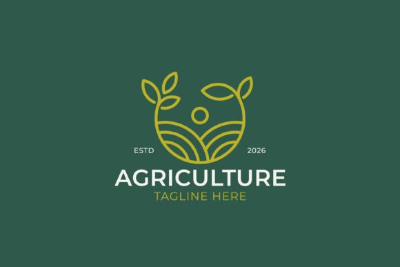 Agriculture Logo Farmland Graphics and Illustrations Review