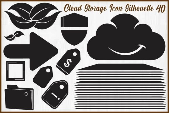 Cloud Storage Icon Silhouettes Bundle Review