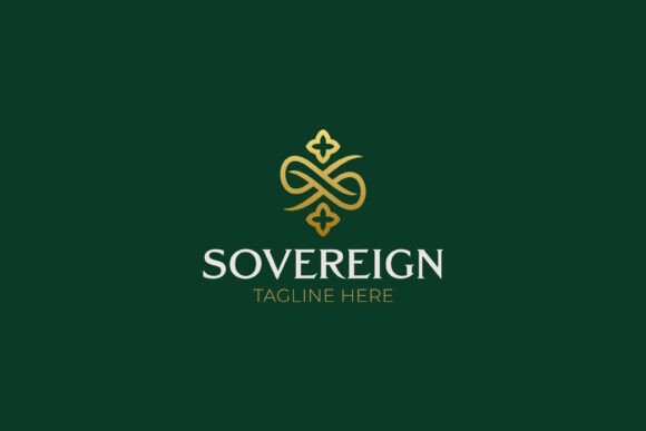 Sovereign Business Brand Logo: A Professional Graphic Design Asset for Digital Sellers